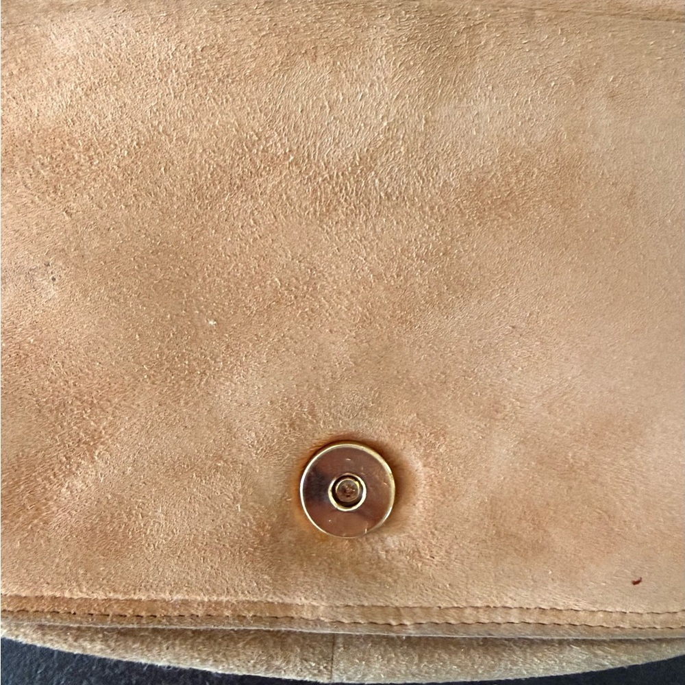 Bottega Veneta Suede Intrecciato Vintage Tan Woven Crossbody Bag - Picture 11 of 16
